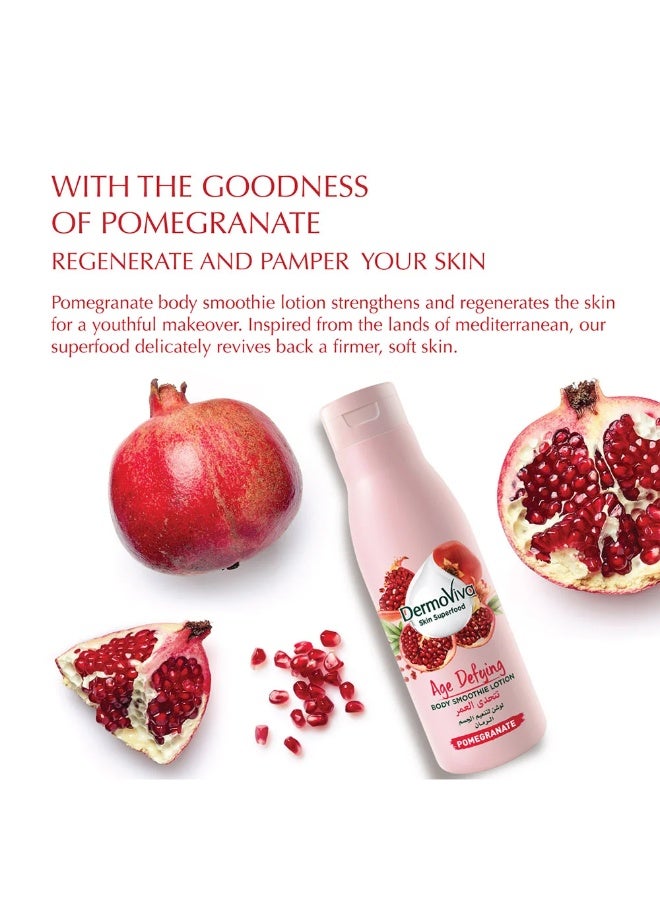 DermoViva Age Defying Body Pomegranate Smoothie Lotion 400 Ml - Image 3